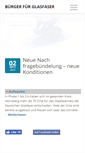Mobile Screenshot of buerger-fuer-glasfaser.de